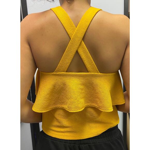 Mustered Crop Top size xxs #F - Picture 2 of 2